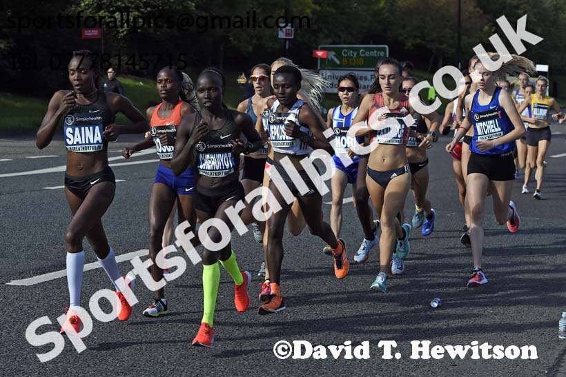 Womens 2018 Simplyhealth Great North Run. Photo: David T. Hewitson/Sports for All Pics